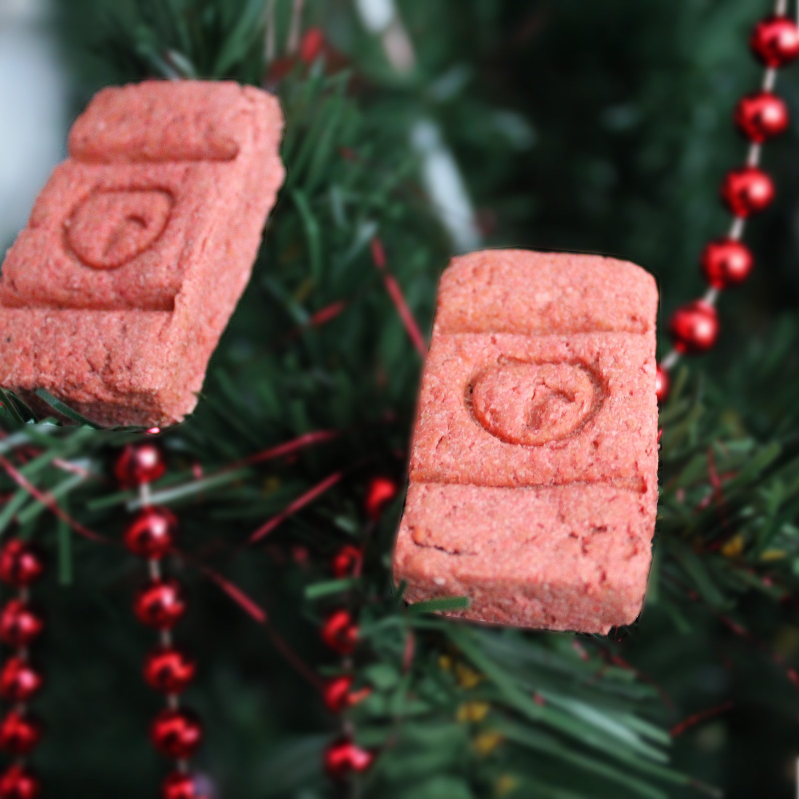 Turrón Navideño Rosado - Pollo & Remolacha - Imagen 2